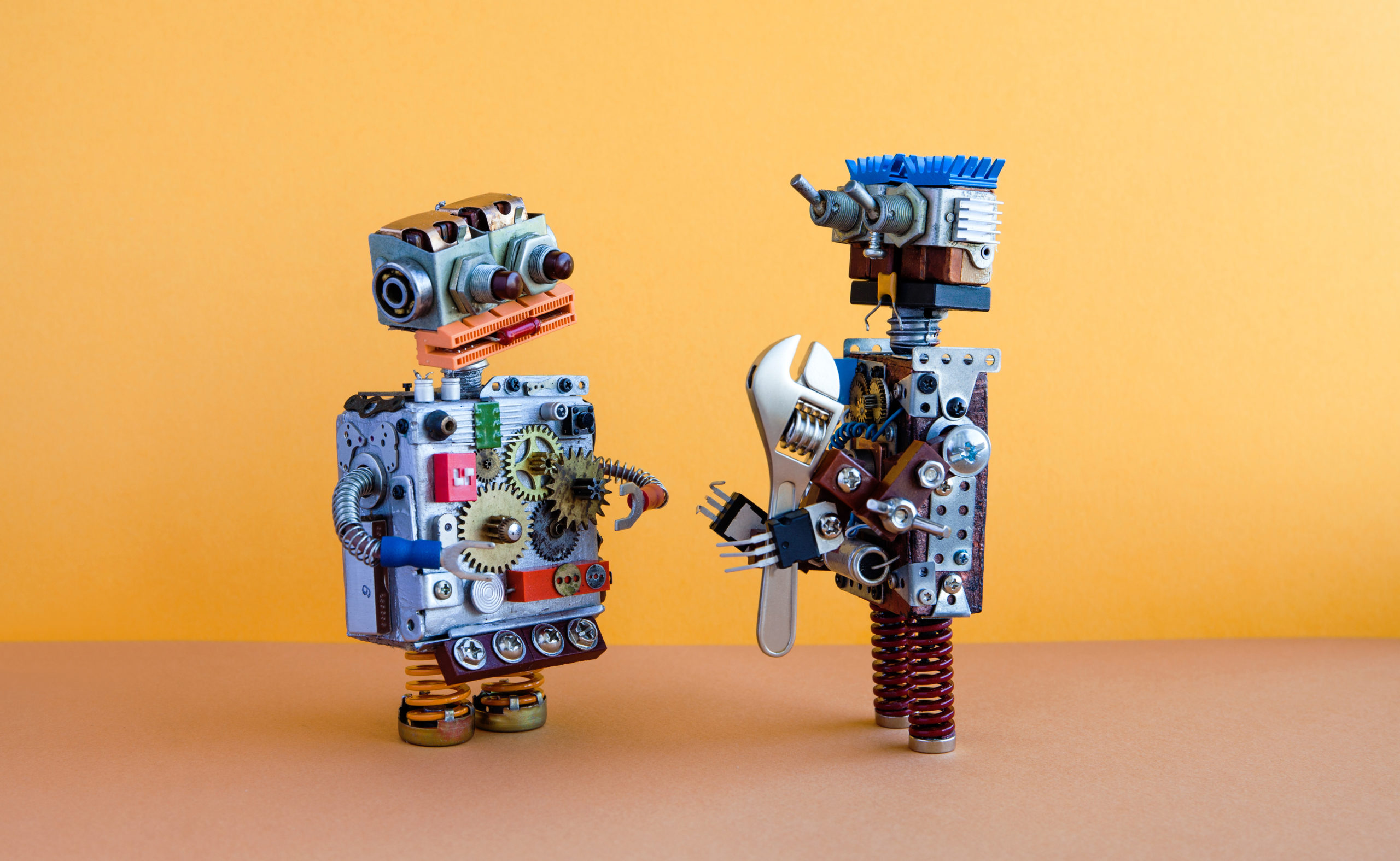Two Robots Communication